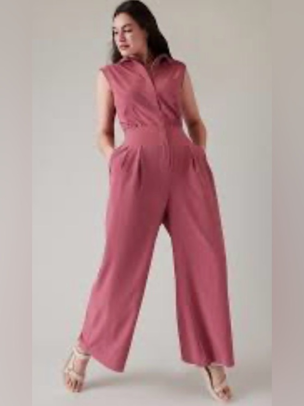 Athleta Brooklyn Heights Wide Leg Jumpsuit, NWT ($139)!